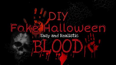 does fake halloween blood come out of clothes|how to make vampire blood.